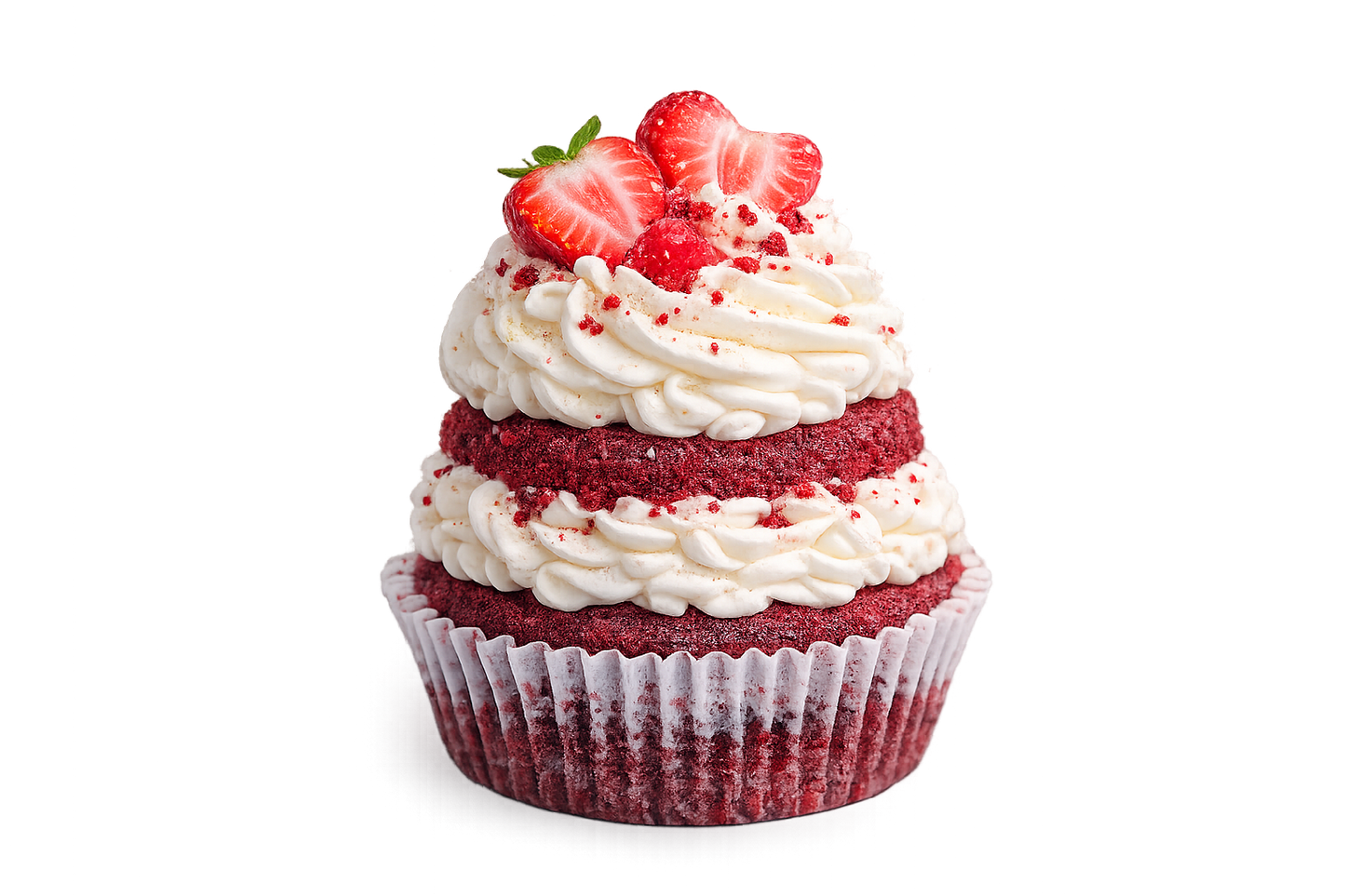 🍓❤️ Red Velvet Strawberry Bow