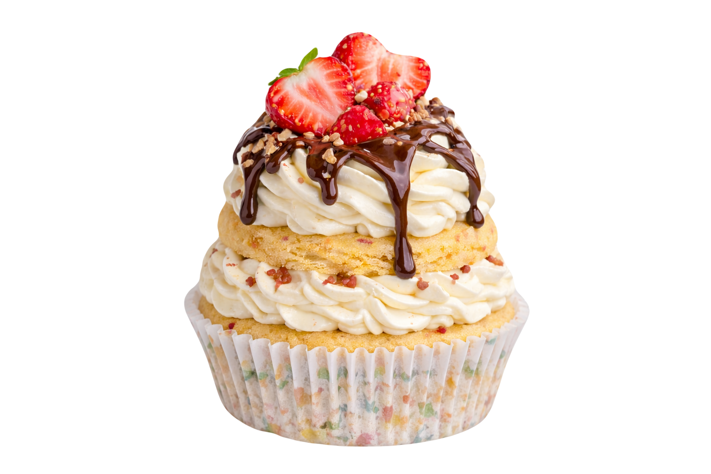 ππ« Strawberry Vanilla Drizzle Bow